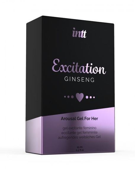Збуджуючий гель для жінок - Intt Excitation Ginseng, 15 мл Sex Aura | Зображення 2