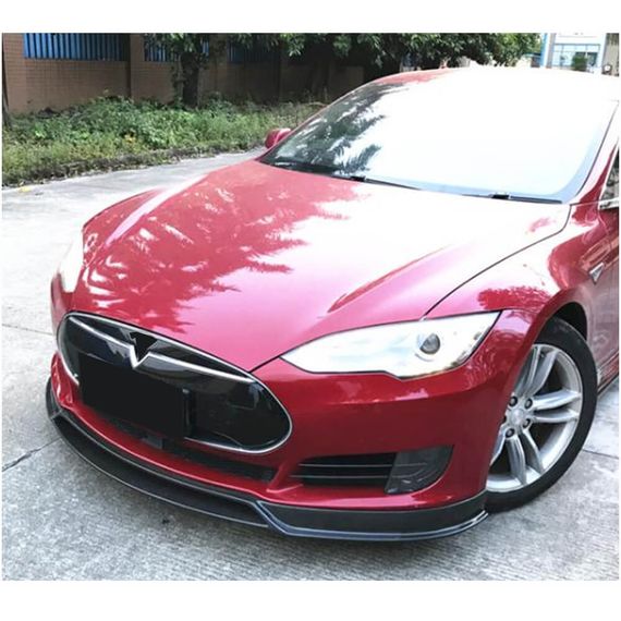 Передний Бампер Лип Карбон (2012-2015) для Tesla Model S 2016- гг | Зображення 1
