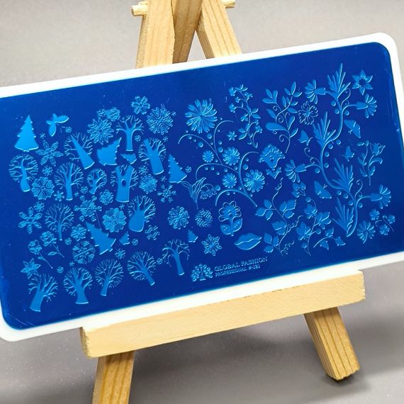 Пластина для стемпінга 121 Global Fashion (12х6см)