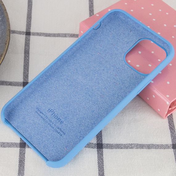 Чохол Silicone Case (AA) для Apple iPhone 11 Pro Max (6.5") Блакитний/Cornflower | Зображення 2
