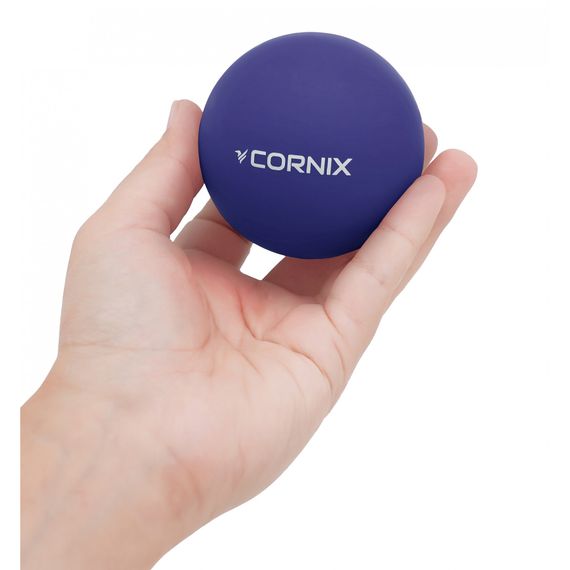 Масажний м'яч Cornix Lacrosse Ball 6.3 см XR-0229 Navy Blue | Зображення 1