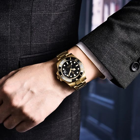 Чоловічий годинник Pagani Design PD-1661 Gold-Black | Зображення 3