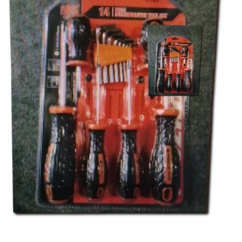 Набір викруток 14 в 1 з ергономічною ручкою XPRO Screwdriver Set (43774-_209) | Зображення 1