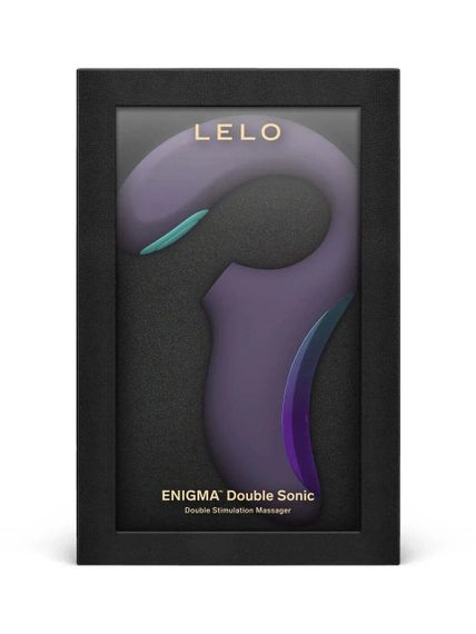 Кліторально-вагінальний звуковий стимулятор LELO Enigma Double Sonic Cyber Purple Sex Aura | Зображення 5