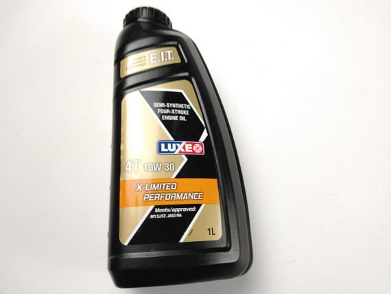Олива моторна 4T 10W-30 напівсинтетична. LUXE x-limited  SJ/CF JASO-MA 1л. | Зображення 3