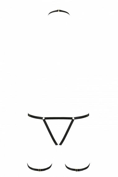 Портупея стрепи на все тіло Passion Exclusive BRENDA Чорний 2XL/3XL | Зображення 5