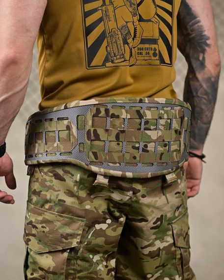 Тактичний пояс РПС з кріпленням Molle розвантажувальний пояс для спорядження військовий пояс для підсумків | Зображення 4