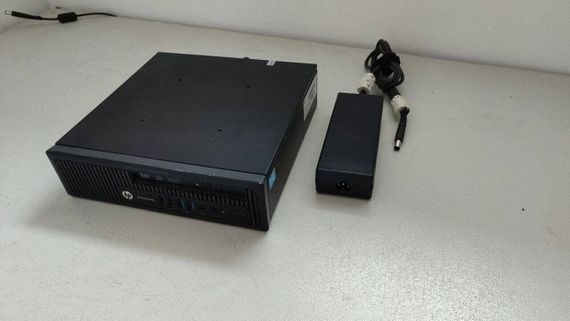 Неттоп HP EliteDesk 800 G1 USFF / Intel Core i5-4690S (4 ядра по 3.2 - 3.9 GHz) / 8 GB DDR3 / 128 GB SSD / Intel HD Graphics 4600 / DVD-ROM б/в + подарунок розумна зубна щітка | Зображення 3