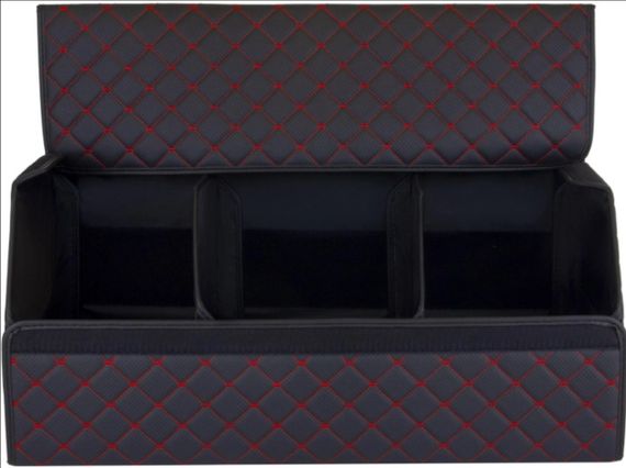 Органайзер автомобильный Primolux ORG-05 саквояж в багажник 68x31x28 см - Black/Red | Зображення 2