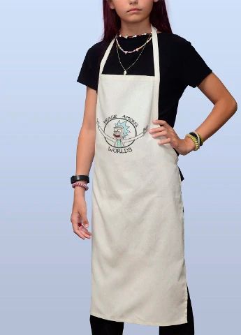 Універсальний фартух(Rick and Morty 2 )для кухні, роботи та творчості. 78х50 см