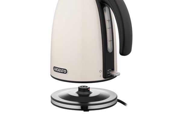 Електрочайник ARDESTO EEKL-F340BG 1.7л/2200Вт/strix контроль/нерж. сталь/бежевий (EKL-F340BG) | Зображення 8