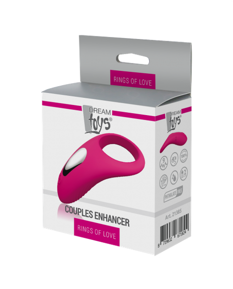 Эрекционное кольцо RINGS OF LOVE COUPLES ENHANCER MAGENTA sexstyle | Зображення 1