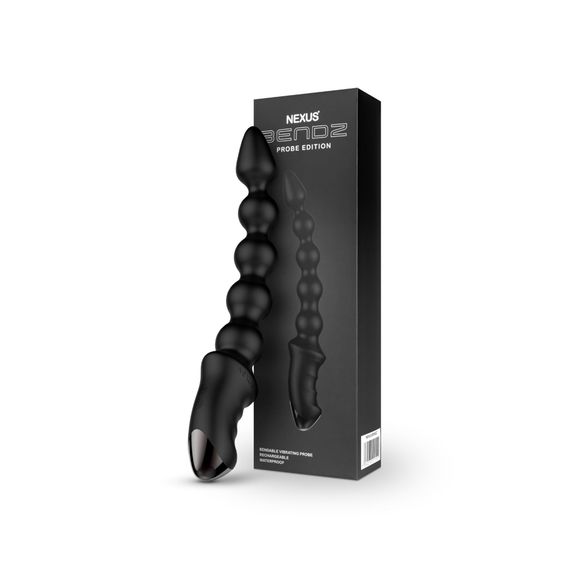 Анальний вібратор-намисто Nexus BENDZ Bendable Vibrator Probe Edition, ефект пам’яті форми | Зображення 3