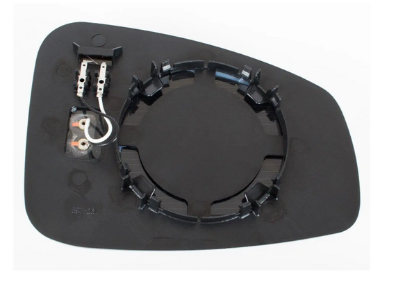 Renault Megane III (08-16) лівий вкладиш вставка дзеркала З ПІДОГРІВОМ, Рено Меган 3 | Зображення 1