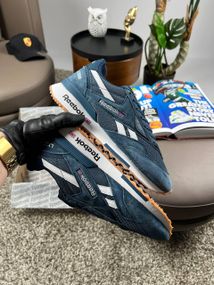 Мужские кроссовки замша  bok Classic LX2200 Navy Whiteвесна / літо / осінь A3652