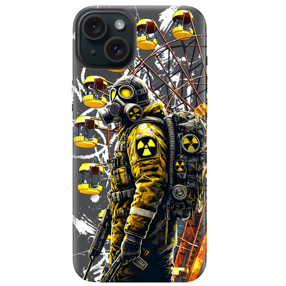 Чохол S.T.A.L.K.E.R. 2 (Сталкер 2) для IPHONE 14 (ЧОРНИЙ)