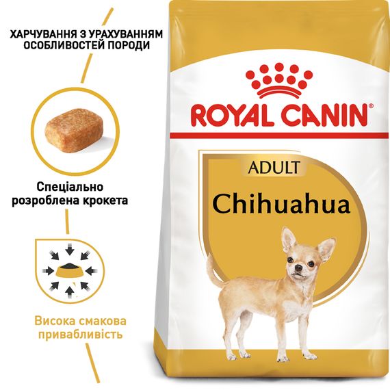 Сухий корм для собак Royal Canin Chihuahua Adult для чихуахуа у віці від 8 місяців. 3 кг | Зображення 1