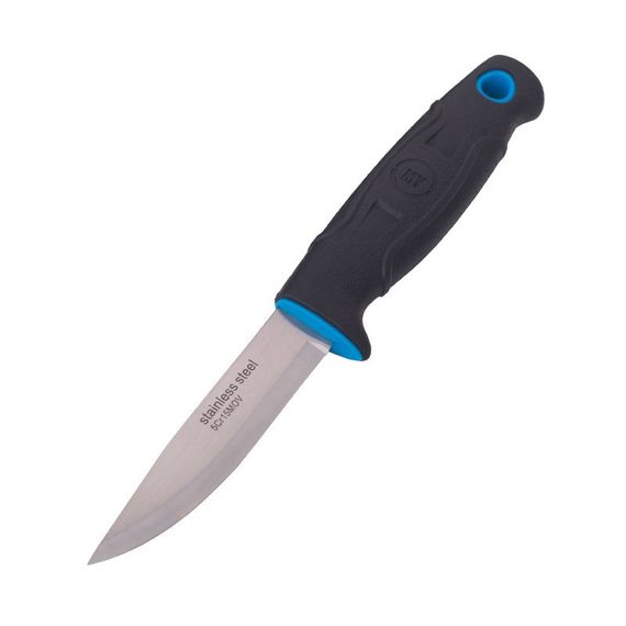 Нож шведский MyTools двухкомпонентная ручка черный чехол 220 мм (531-2-BLACK) | Зображення 2