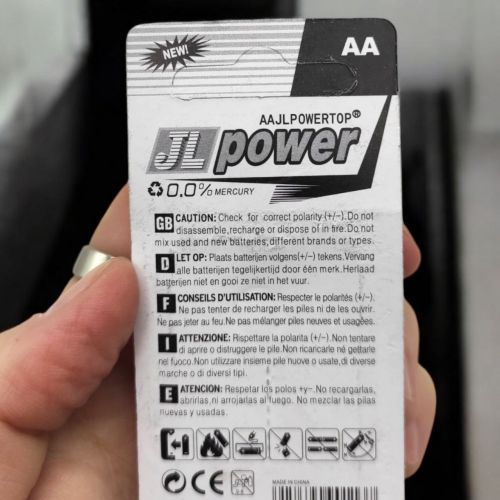 Батарейки JL POWER R6 (пальчикова АА) 2 шт | Зображення 1