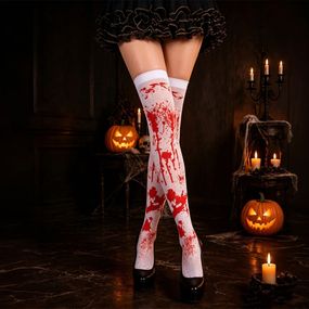 Панчохи криваві Babydoll 44 Білий 2509