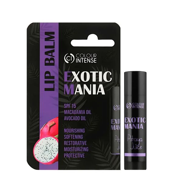 Зволожуючий бальзам для губ Colour Intense Exotic Mania з ароматом пітаї, 5г