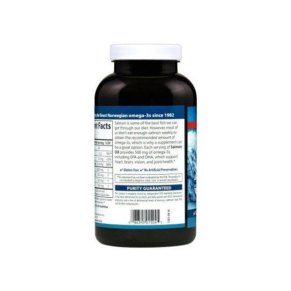 Жир лосося Carlson Labs Norwegian Salmon Oil 300 Soft Gels | Зображення 2