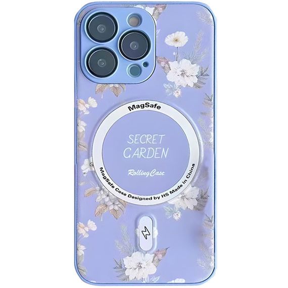 TPU+PC чехол Secret Garden with MagSafe для Apple iPhone 16 Pro Max (6.9") Lilac