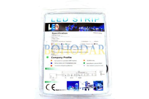 Комплект світлодіодна стрічка лента LEDSTRIP LED 5050 5 метрів RGB SMD різнокольорова +Блок живлення +Контролер +Пульт Польща! | Зображення 9