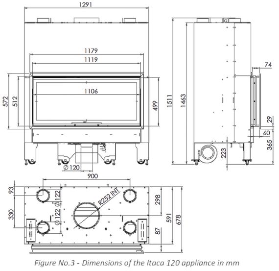 Сталева топка Itaca 120 | Зображення 3