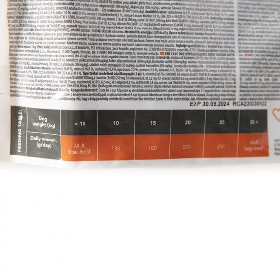 Корм сухий Brit Care Dog Hypoallergenic Adult Medium Breed для собак середніх порід гіпоалергенний з ягням 1 кг | Зображення 3