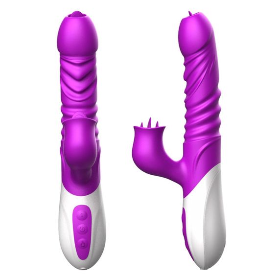 Вібратор - Silicone Vibrator, USB, 10 Function &Thrusting Function, Heating Sex Aura | Зображення 1