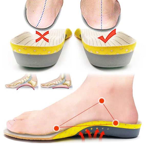 Ортопедичні устілки для взуття від плоскостопості, 41-46р / Універсальні обрізні устілки | Зображення 1