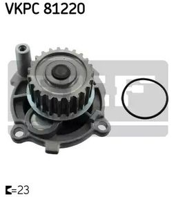Помпа, водяной насос SEAT EXEO, SKODA OCTAVIA, SKF (VKPC81220)