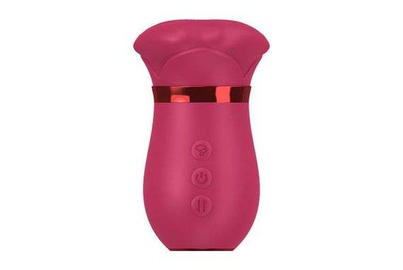 Вакуумний стимулятор з язичком - Air Tongue 360 Vibe Pink Sex Aura | Зображення 6