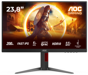 Монiтор 23.8" AOC 24G4HA Black