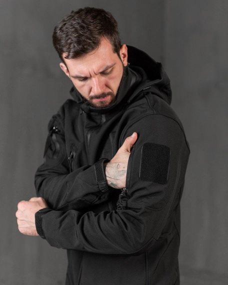 Тактична куртка софтшел Kord second generation black ВТ7804 | Зображення 7