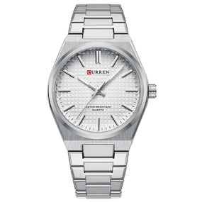 Чоловічий годинник Curren 8439 Silver-White