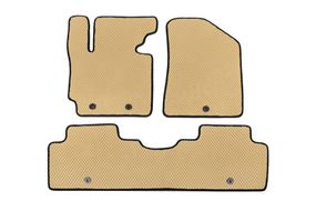 Коврики EVA (бежевые) для Kia Soul III 2019 ↗ гг.