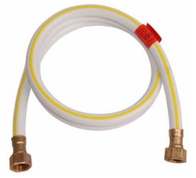 Шланг газовий гумовий БIЛИЙ 1/2" ВВ 1,2м 1/10