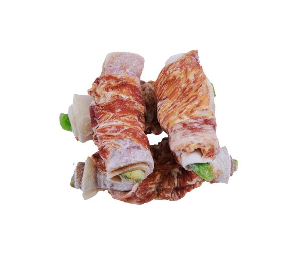 Лакомство для собак LOVE DOG ВЕНСКИЕ крученики фруктовые ПОМЕЛО с мясом 6 шт