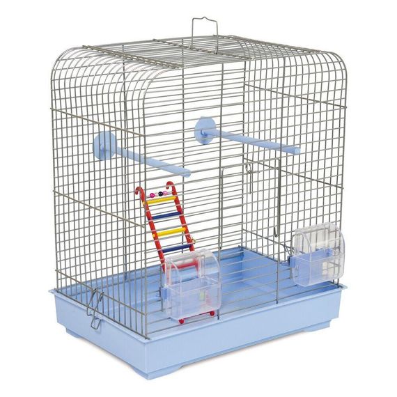 Клітка Природа Белла для дрібних декоративних птахів хромована 37x25x37 см