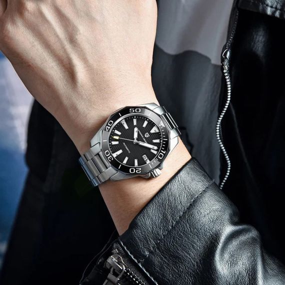Годинник P2agani Design PD-1617 Silver-Black | Зображення 1