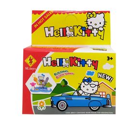 Конструктор дитячий Hello Kitty ігровий конструктор Котик для дівчат розвиваючий конструктор дитячий