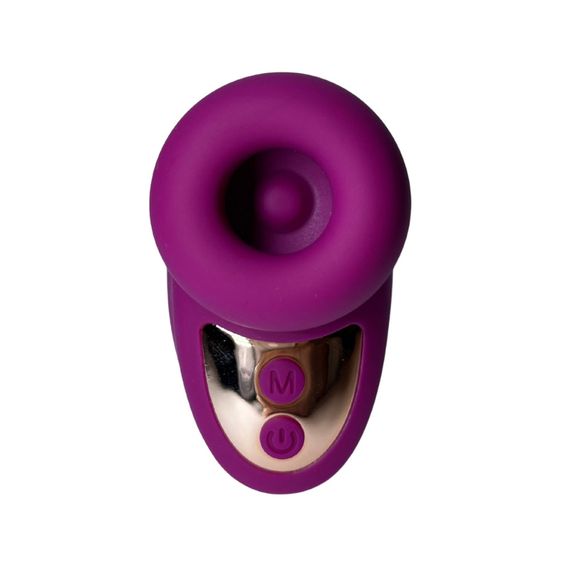 Вібратор на палець Passion Play, бордовий, 15 режимів вібрації, 7,6 × 3,6 см sexstyle | Зображення 1