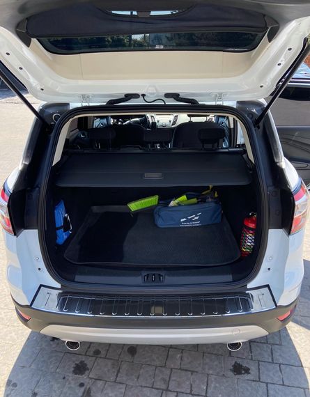 Накладка на задній бампер Carmos (нерж) для Ford Kuga/Escape 2013-2019 рр | Зображення 1