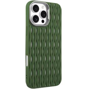 Чохол TPU Ribbio для Apple iPhone 16 Pro (6.3") Black Green