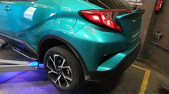 Бокові пороги Оригінал V2 (2 шт., алюм.) для Toyota C-HR | Зображення 5