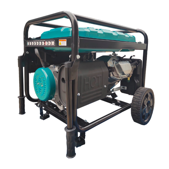 Генератор бензиновый INVO H6250D 7.7 кВт Бензогенератор Однофазный бензиновый генератор Генератор 7 кВт | Зображення 2