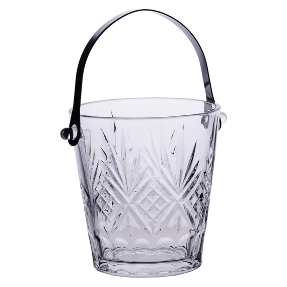 Ведерко для льда стеклянное 1 л с металлическими щипцами HP-19-22GLASS | Зображення 3