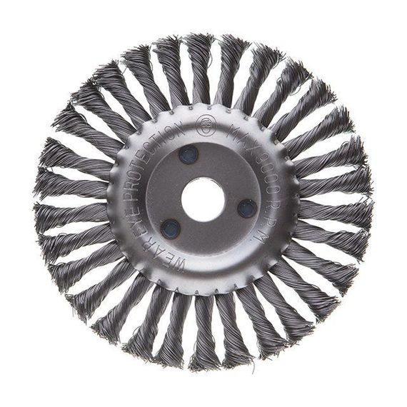 Щітка кільцева 180*22.2 мм (пучки крученого дроту) INTERTOOL BT-7180 | Зображення 1